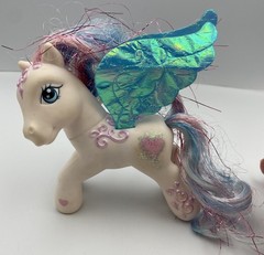 My Little Pony G3 Star Catcher Figure White Pegasus Blue Pink Silver Hair/Wings