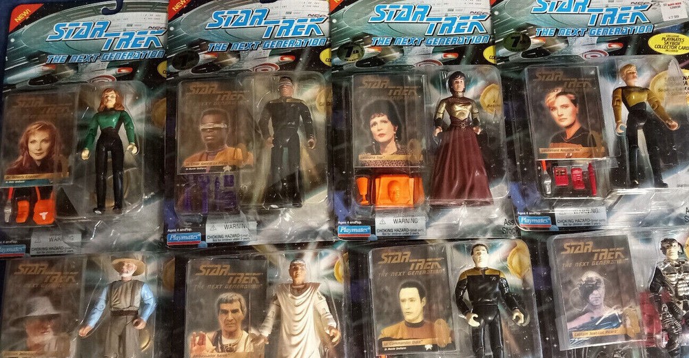 Playmates Star Trek Next Generation Asst. 6950 Action Figures ’94-’95: Your Pick