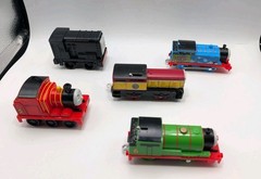 Thomas & Friends Train Lot 16pcs Mixed Die-Cast, Plastic & Wooden Mattel Toby
