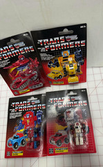 Hasbro Set of 4 Transformers G1 Mini Autobots Reissues with Bumblebee DMG PKGS