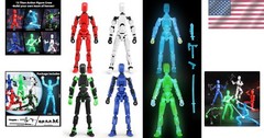 T13 6PCS Articulated Robot Action Figures – Ideal for Creative Play and Learning