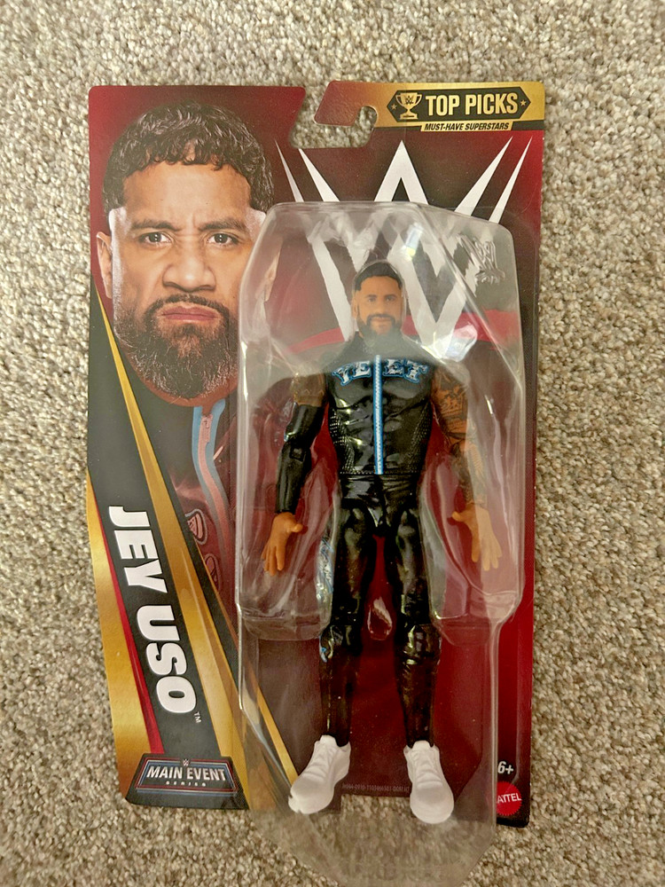 WWE Mattel Main Event Series Top Picks Jey Uso **Not Mint**