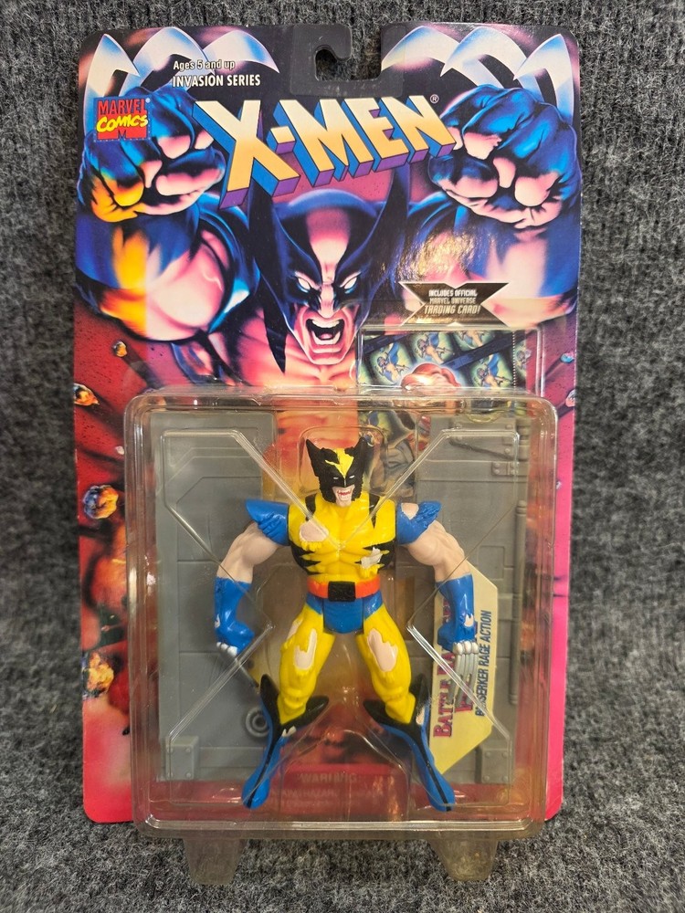 Toy Biz Battle Ravaged Wolverine X-Men 1995 4in Figure Berserker Rage
