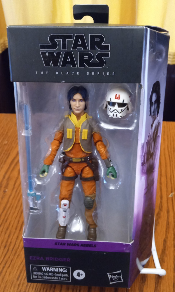 Star Wars Black Series Rebels Ezra Bridger 6″ Action Figure Hasbro Open Box