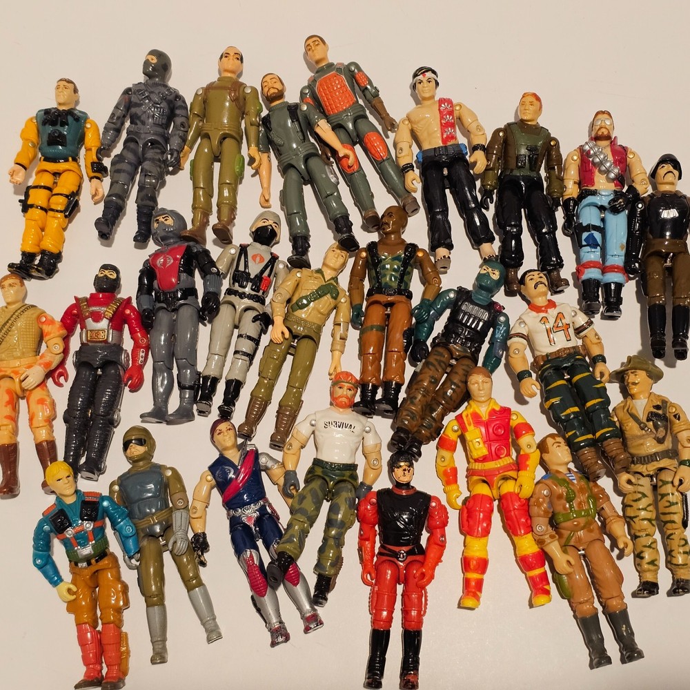 1980’s G.I. Joe Cobra ARAH Action Figures Broken Damaged Collection Lot YOU PICK