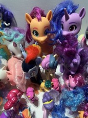 My Little Pony Hasbro Ponies Brushables Equestria Girls Lot Of 60+ MLP