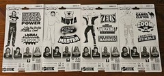 WWE Superstars Series 14 SET – Iron Sheik DIESEL Great Muta ZEUS – 4 Figures NEW