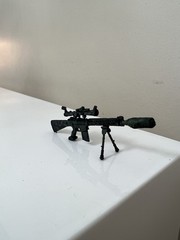 1/18 Joytoy , Acid rain , Planet green , G.I.Joe ,3.75 figure . custom Weapons