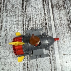 Nickelodeon 2003 Jimmy Neutron Boy Genius Space Ship Car Vehicle Toy Figure