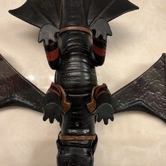 DreamWorks How To Train Your Dragon 11” Action Figure Collectible,Red/Black Wing