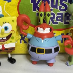 Krusty Krab Kiddie Meal Box Set with SpongeBob Figures Super7 Collectible