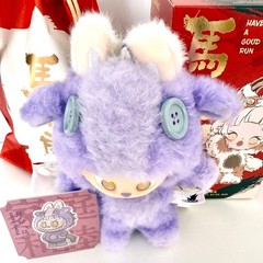 LABUBU Happy Family HAVE A GOOD RUN Series Plush Pendant POP MART Authentic