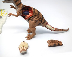 Jurassic Park The Lost World DINO DAMAGE MEDICAL CENTER with ALLOSAURUS **READ**