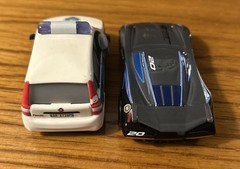 DISNEY Metal Pixar Cars 2 Jackson Storm & Alex Carvill
