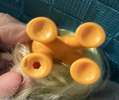 My Little Pony APPLEJACK 3in Brushable Rare Apple Jack With Bangs