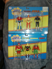 MCFARLANE DC SUPER POWERS 3 PACK- SET 1 and SET 2 (UNOPENED) MCFARLANE TOYS