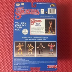 WWE SUPERSTARS LJN HULK HOGAN RETRO ACTION FIGURE BLUE CARD MOC WWF Superstars