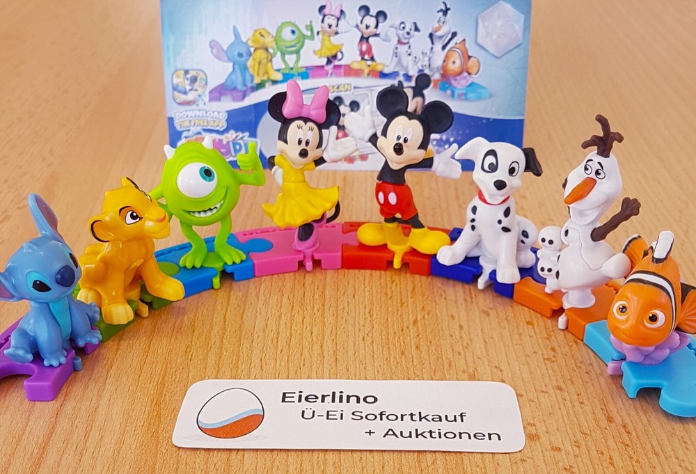 RARE 100 YEARS DISNEY FIGURINES COMPLETE SET KINDER 2023 LIMITED SPECIAL EDITION