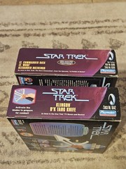 Star Trek Klingon D’K Tahg Knife & A Fist Full Of Datas Figures Playmates New