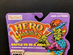 Vintage 1991 Bluebird Hero Gladiators Figure – Noble Bloodrac