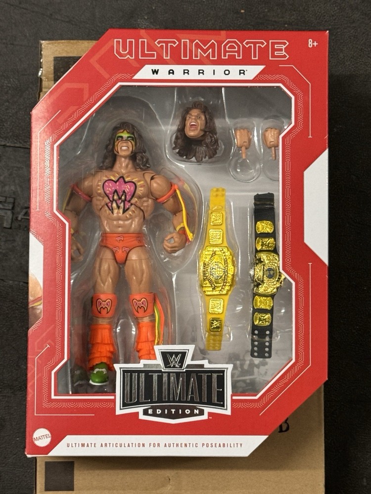 WWE Ultimate Warrior Ultimate Edition Fan Takeover Amazon Wrestling Figure NIB