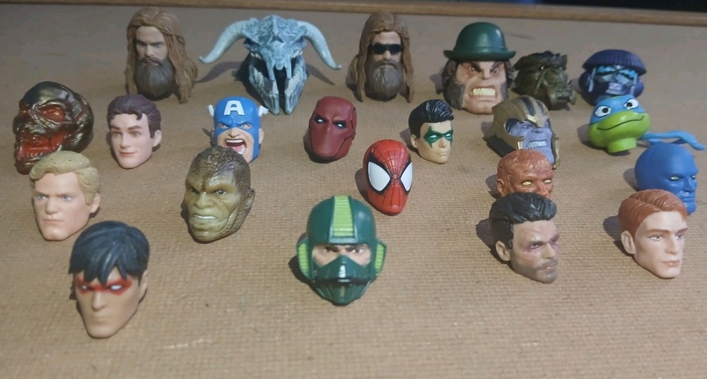 Marvel Legends Fodder Heads Lot of 11 Only