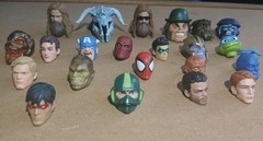 Marvel Legends Fodder Heads Lot of 11 Only