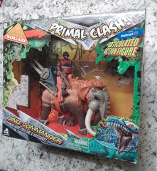Lanard Primal Clash Dino Commander Beast Mammoth Warrior Figure