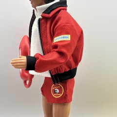 1968 Barbie Baywatch Lifeguard Ken Doll 12 “David Hasselhoff W/ Dolphin & Jetski