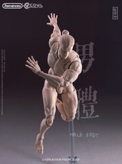 Romankey X COWL 1/12 Action Figure Male Muscle Body &Head Flexible 6″ Model Doll