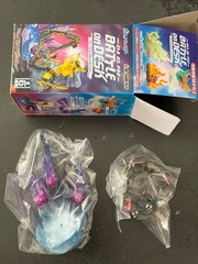 Black Rayquaza Pokemon Center Re-Ment Battle On Desk Anime rement Figure