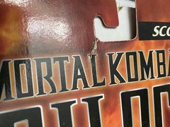Toy Island 1994 Mortal Kombat Trilogy Scorpion original MOC sealed nice