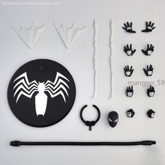 IN USA!! Mess Toys Symbiote Spider-Man Action Figure Black Spide Model Xmas Gift