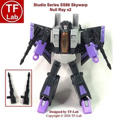 Studio Series Movie SS86 Skywarp Upgrade Kit Null Rays Guns Transformers