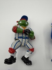 Playmates 1991 TMNT Sewer Sports Lot Leo Mikey Ralph Football Baseball