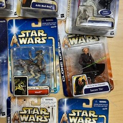 Star Wars Attack Of The Clones & Clones wars Lot Of 15 figures NIB