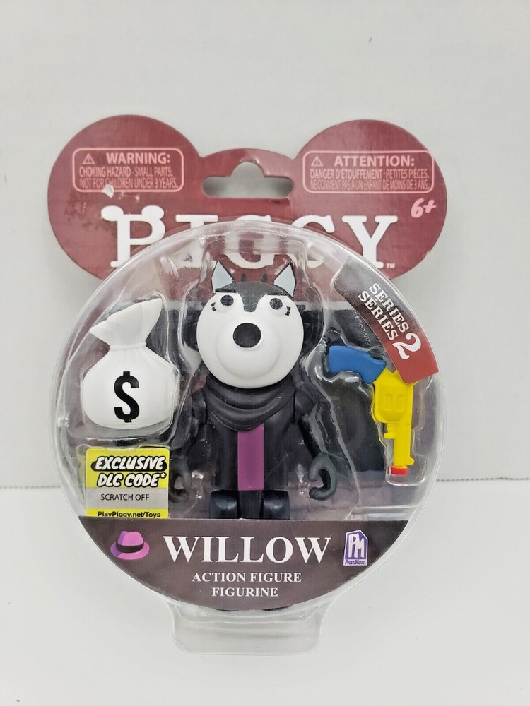 PIGGY WILLOW 3.5” Series 2 Action Figure Toys Wolf Roblox w/ DLC Exclusive Code