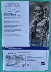 STAR WARS The Black Series First Edition Zeb Orrelios White Box – New