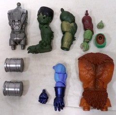 Hasbro Marvel Legends Miscellaneous BAF Parts Lot Ultron Controller Sasquatch
