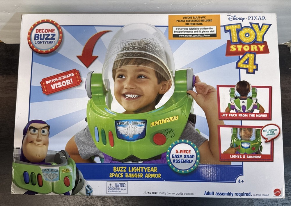 Toy Story 4 Buzz Lightyear Space Ranger Armor Helmet