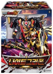 Metal Cardbot W Nightgriffon Gold Gryphon Bomber Transform Robot Plane 2025