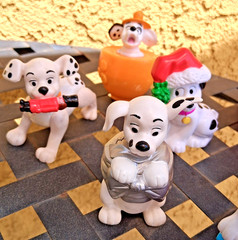 Vintage 90’s Disney 101 DALMATIANS McDonalds Happy Meal Toys DOG Lot of 10 BUGGY