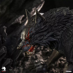 Fish Toys D20 Studio Giant Wolf Mount 1/12 Action Figure Model Toy w/ Two Heads