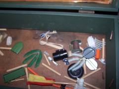 GI JOE 1964 First Issue Foot Locker with Lots accessories from Estate See Photos