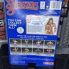 WWE LJN Mattel Superstars Ultimate Warrior 8” Action Figure Black Card