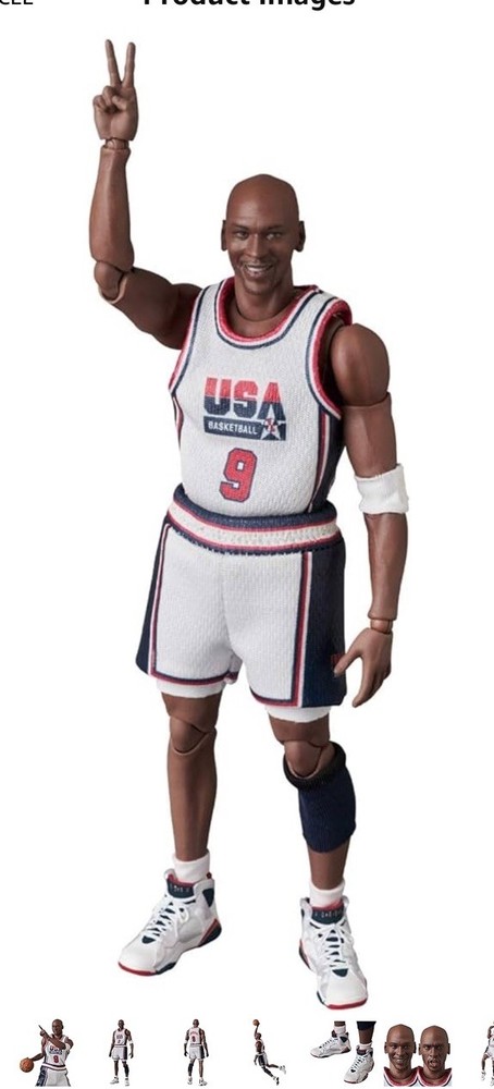 Medicom Toy MAFEX No. 132 – Michael Jordan (1992 Team USA) Collectible Figure