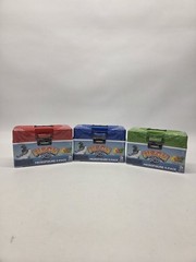 Fisch 4-Pack Microfigure Tacklebox, Red, Blue, And Green Box
