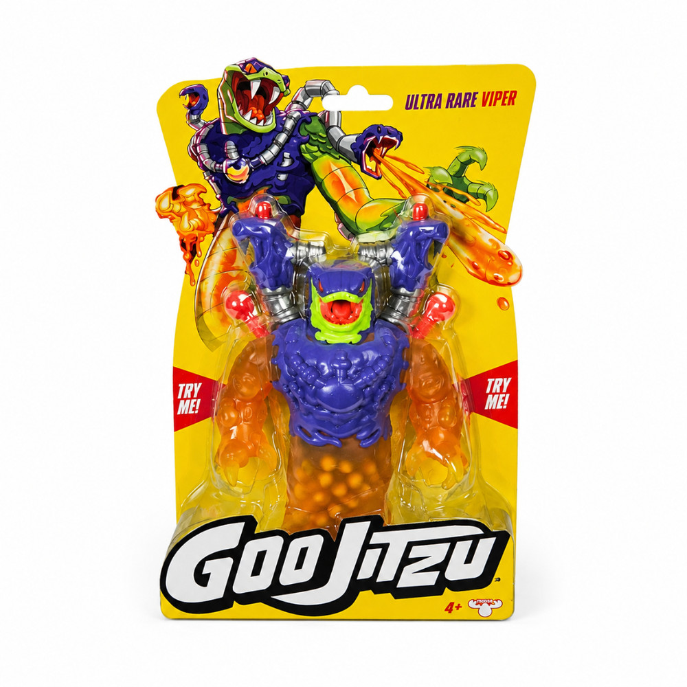Goo Jit Zu Ultra Rare Viper Action Figure Stretchy Squishy Toy