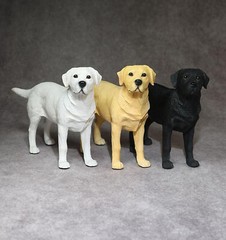 JJM Standing Labrador Retriever Dog Figure Model Xmas Gift Souvenirs Toy