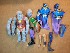 DC UNIVERSE CLASSICS BAF HEAD TORSO ARM LEG STRIPE KILOWOG ARKILLO TRIGON STEL